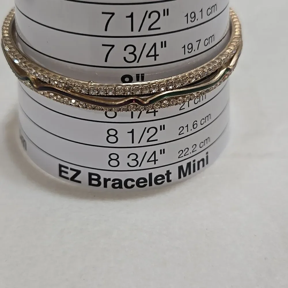 Rhinestone Bangle Bracelet